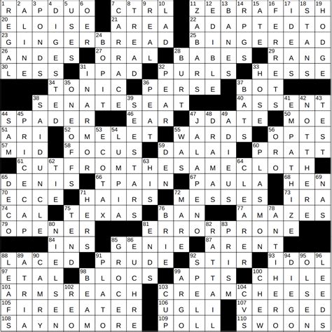 Metallic fabric NYT Crossword Clue 